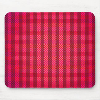 Purple pink striped carbon fiber patterned mouse pad