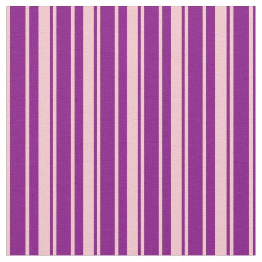 Purple & Pink Stripes Pattern Fabric