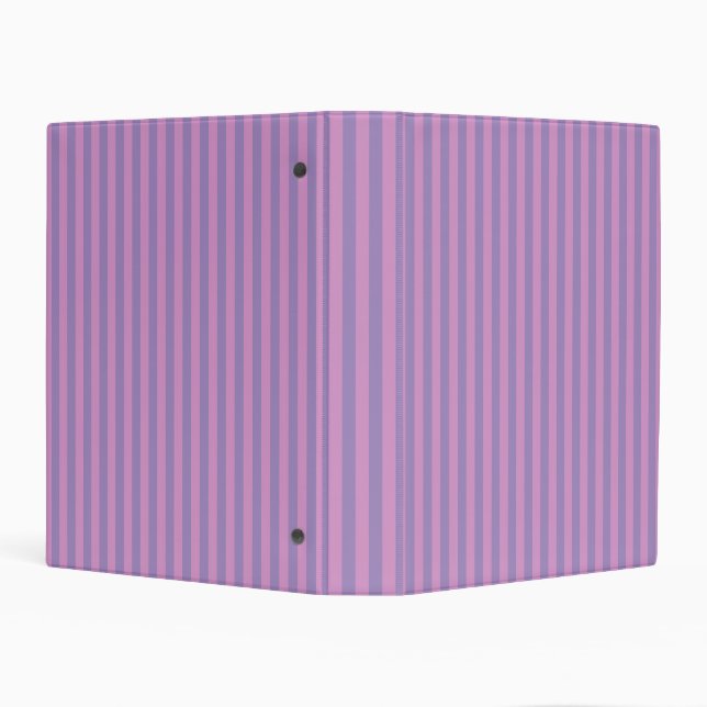 Purple Pink Stripes Seamless Pattern Mini Binder (Background)