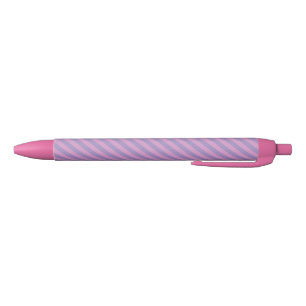 Purple Pink Stripes Seamless Pattern Pen