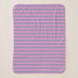 Purple Pink Stripes Seamless Pattern Sherpa Blanket
