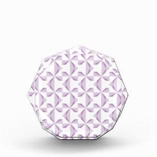 Purple Pinwheels Acrylic Award