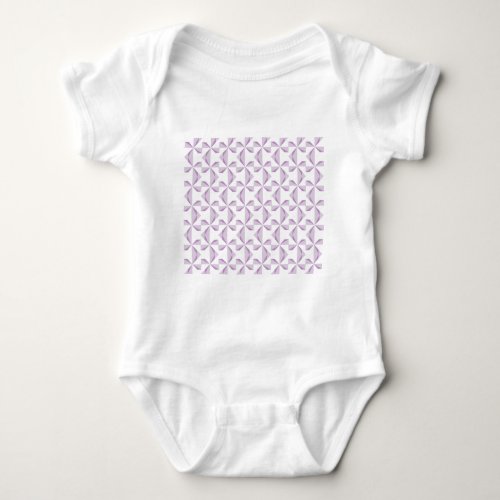 Purple Pinwheels Baby Bodysuit