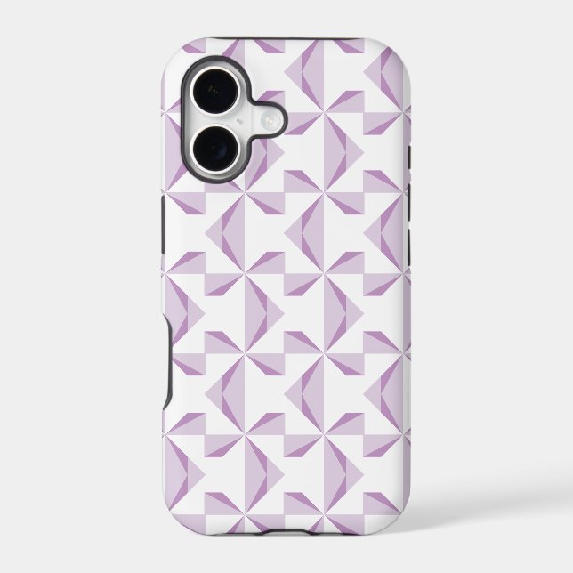 Purple Pinwheels Iphone Case (Back)