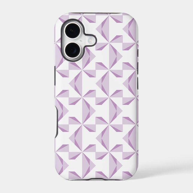 Purple Pinwheels iPhone Case (Back)