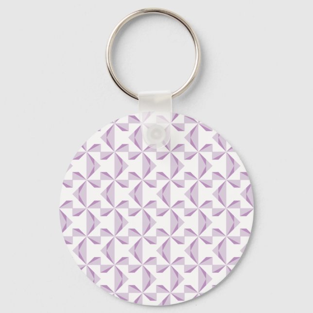 Purple Pinwheels Keychain (Front)