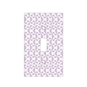 Purple Pinwheels Light Switch Cover
