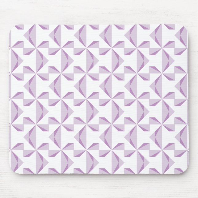 Purple Pinwheels Mouse Pad (Front)