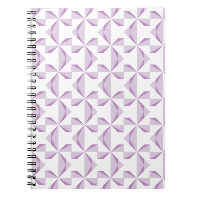 Purple Pinwheels Notebook (Front)