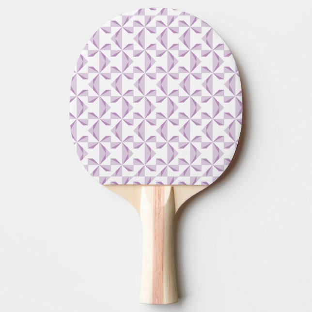 Purple Pinwheels Ping-Pong Paddle (Front)