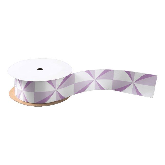 Purple Pinwheels Satin Ribbon (Spool)