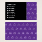Purple Pirate Ship Pattern. (Front & Back)