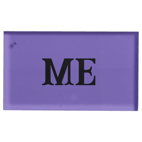 Purple  place card holder