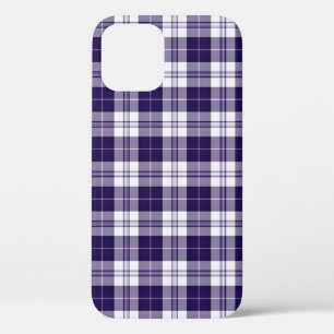 Purple Plaid iPhone 12 Pro Case