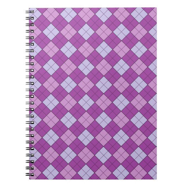 Purple Plaid Notebook (Front)