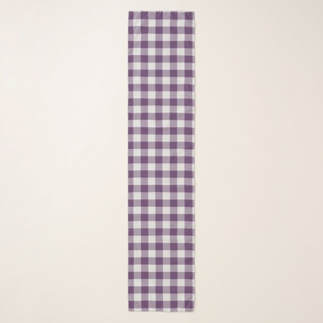 Purple Plaid Scarf (Front)