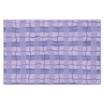 Purple Plaid Tissue Paper by Zazzlemm_Cards at Zazzle