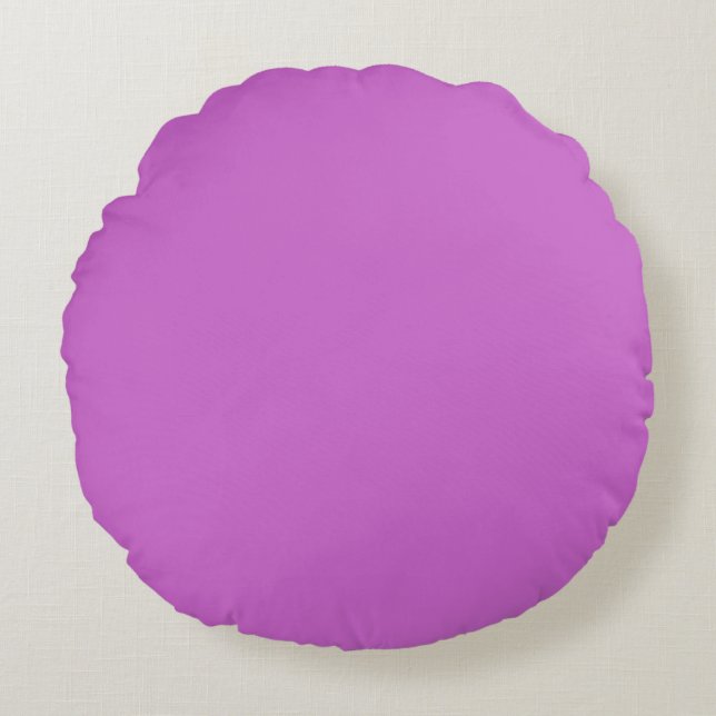 Purple plain solid color pillow (Front)