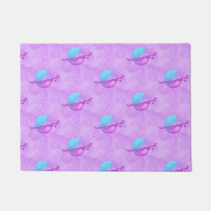Purple Planet  Doormat
