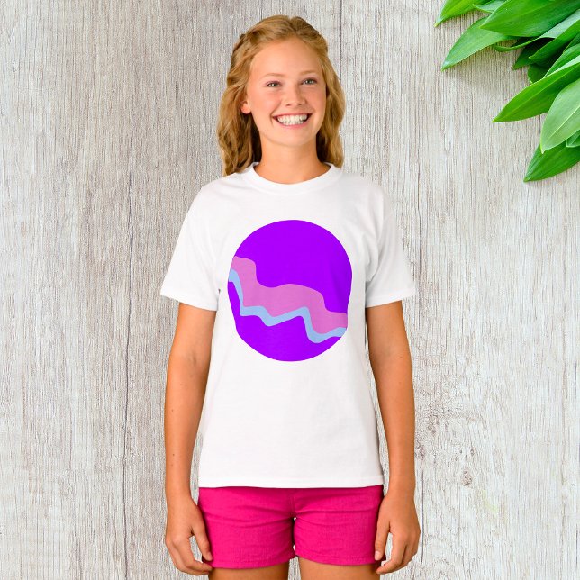 Purple Planet Girls T-Shirt (Creator Uploaded)