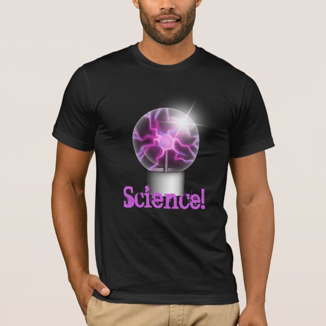 Purple Plasma Ball Personalized T-Shirt (Front)