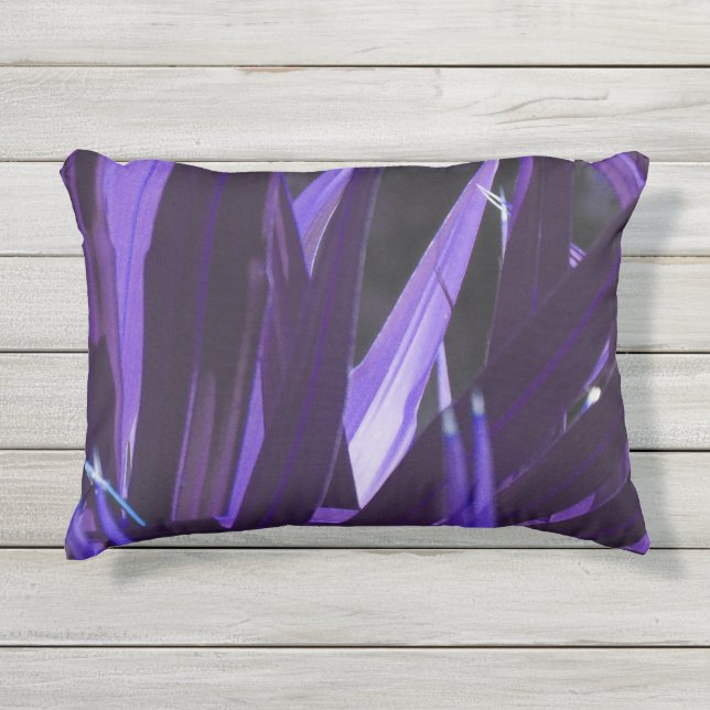 Purple Please Outdoor Pillow (Front)