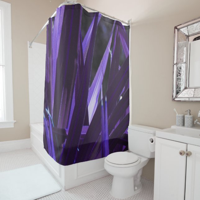 Purple Please Shower Curtain (In Situ)