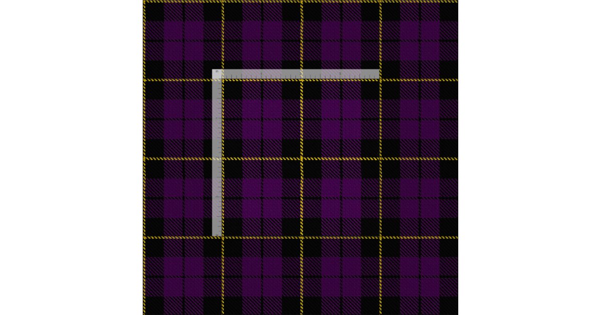 plaid stripe yellow/gold/black Purple/Plum Zazzle Fabric |