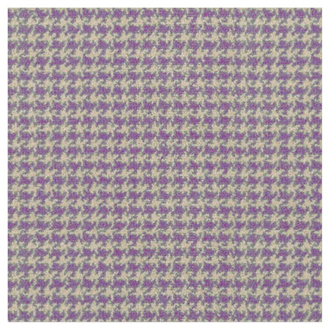 Purple, Plum purple, houndstooth Fabric (Close Up)
