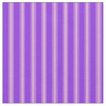 [ Thumbnail: Purple & Plum Stripes/Lines Pattern Fabric ]