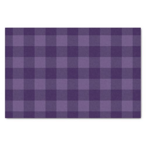 Purple Plum Tartan Plaid Pattern Print Tissue Paper