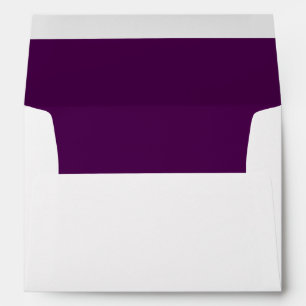 Purple Plum Wedding Color Envelope