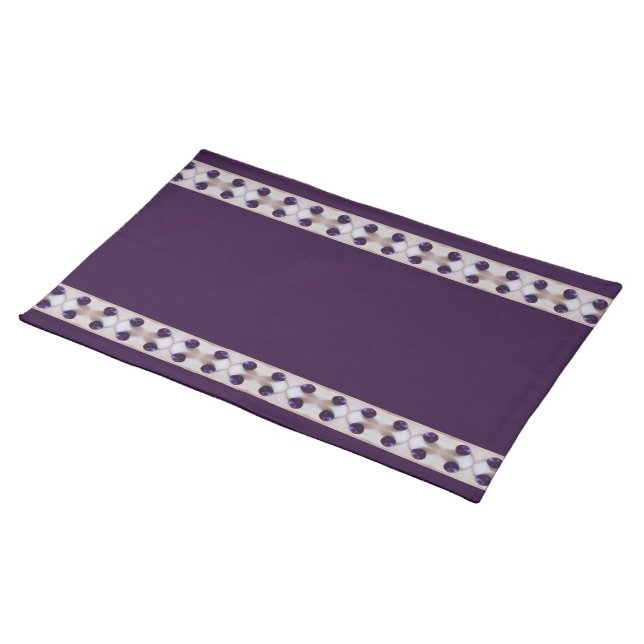 Purple Plums Placemat (On Table)