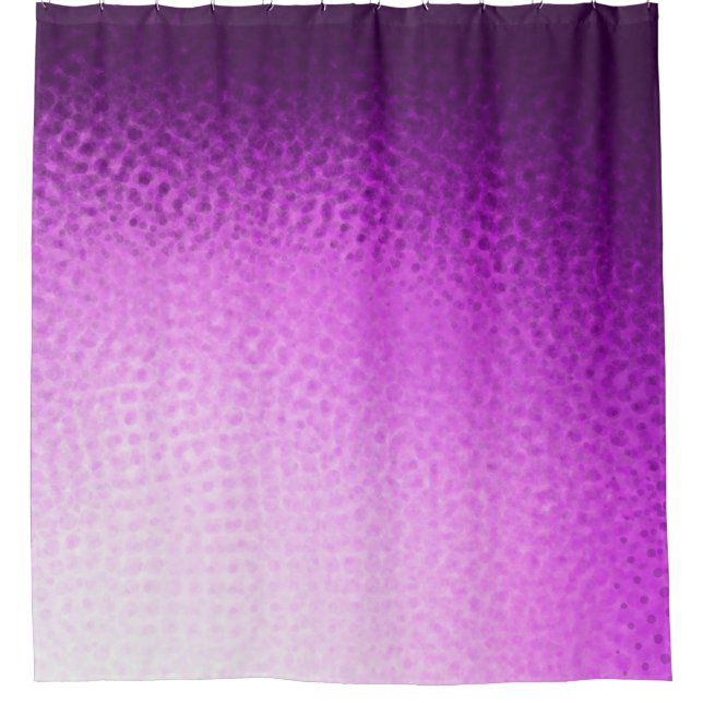 Purple Points - Shower Curtain (Front)
