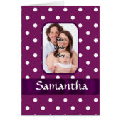 Purple polka dot (Front)