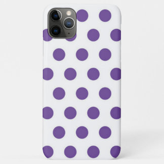 Purple Polka Dot iPhone 11 Pro Max Case