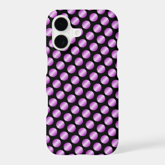 Purple Polka Dot Design iPhone 17 Case
