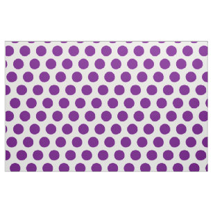 Purple Polka Dot Fabric