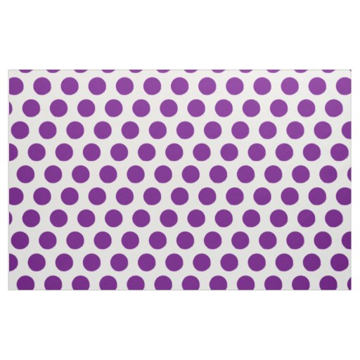 Purple Polka Dot Fabric