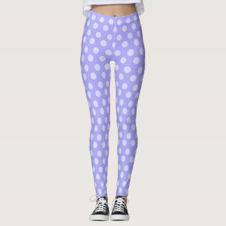 Purple Polka-dot Leggings