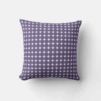 Purple Polka Dot Nursery Throw Pillow