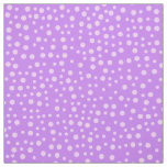Purple Polka Dot Pattern Fabric
