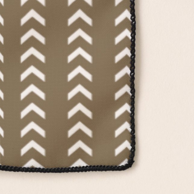 Purple Polka Dot Puffer Pocket Scarf (Detail)