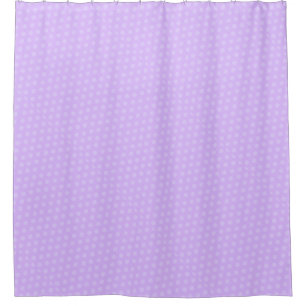 Purple Polka Dot Shower Curtain