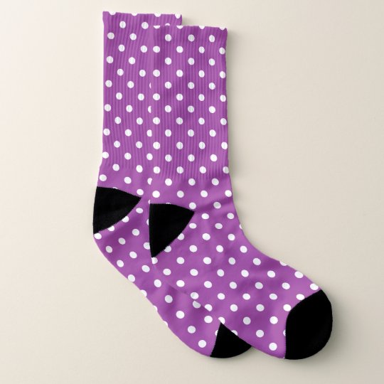 Purple Polka Dot Socks Zazzlecom