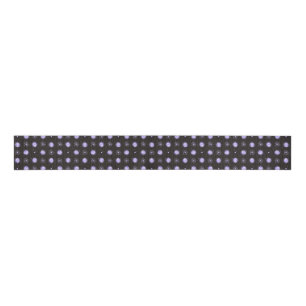 Purple Polka Dot Star-like Ribbon