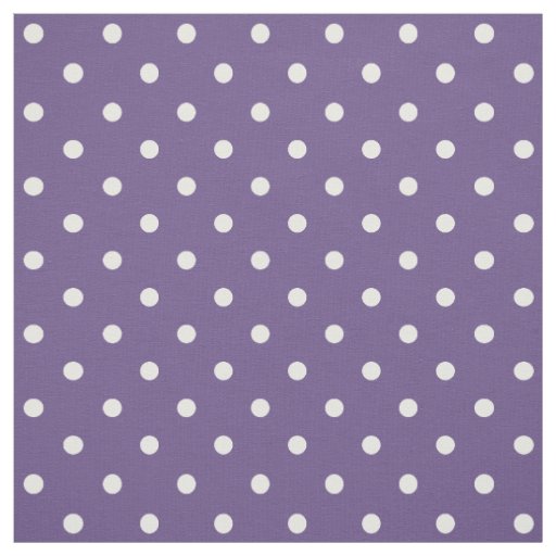 Purple Polka Dots Fabric