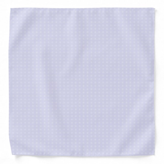 Purple Polka Dots Patterns  Bandana (Front)