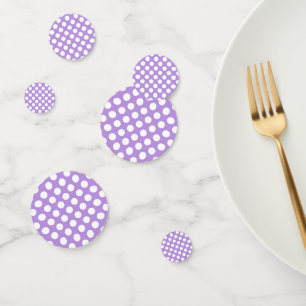 Purple Polka Dots, Polka Dot Pattern, Dots, Dotted Confetti
