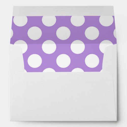 Purple Polka Dots Polka Dot Pattern Dots Dotted Envelope